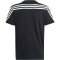 adidas Future Icons 3-Streifen T-Shirt Kinder 095A - black/white 140