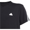 adidas Future Icons 3-Streifen T-Shirt Kinder 095A - black/white 140