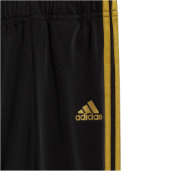 adidas Essentials Shiny Baby-Trainingsanzug mit Kapuze 095A - black/goldmt 86