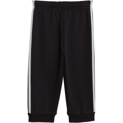 adidas Essentials Full-Zip Hooded Jogginganzug Kinder 095A - black/white 74