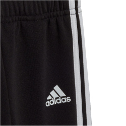 adidas Essentials Full-Zip Hooded Jogginganzug Kinder 095A - black/white 74
