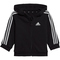 adidas Essentials Full-Zip Hooded Jogginganzug Kinder 095A - black/white 74