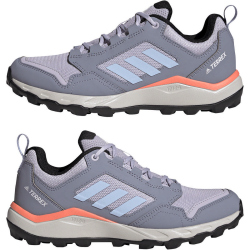 adidas Tracerocker 2.0 Trailrunningschuhe Damen HR1240 - silver violet/blue dawn/coral fusion 36 2/3