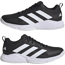 adidas Court Team Bounce 2.0 Hallenschuhe Herren A0QM - cblack/ftwwht/cblack 44