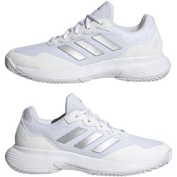 adidas Gamecourt 2.0 Tennisschuhe Damen 01F7 - ftwwht/silvmt/ftwwht 37 1/3