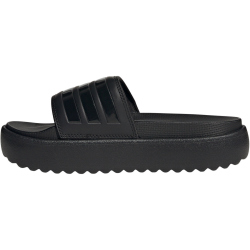 adidas Platform adilette Badelatschen Damen A0QM - cblack/cblack/cblack 37