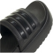 adidas Platform adilette Badelatschen Damen A0QM - cblack/cblack/cblack 37
