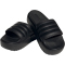 adidas Platform adilette Plateau Badelatschen Damen HQ6179 - core black/core black/core black 37
