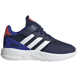 adidas Nebzed Elastic Lace Top Strap Laufschuhe Kinder...