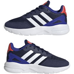 adidas Nebzed Lifestyle Lace Running Laufschuhe Kinder 043A - dkblue/ftwwht/lucblu 33