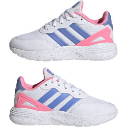 adidas Nebzed Lifestyle Lace Running Laufschuhe Kinder 01F7 - ftwwht/blufus/beampk 36 2/3