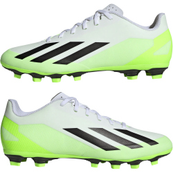 adidas X Crazyfast.4 FxG Multi-Ground Fußballschuhe Herren 01F7 - ftwwht/cblack/luclem 46 2/3