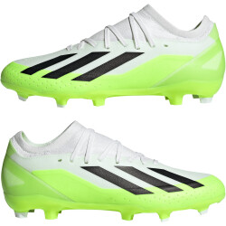 adidas X Crazyfast.3 FG Fußballschuhe 01F7 - ftwwht/cblack/luclem 44