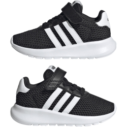 adidas Lite Racer 3.0 Hook-and-Loop Top Strap Sneaker Kinder A0QM - cblack/ftwwht/ftwwht 21