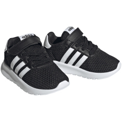 adidas Lite Racer 3.0 Hook-and-Loop Top Strap Sneaker Kinder A0QM - cblack/ftwwht/ftwwht 21
