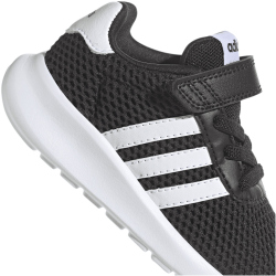 adidas Lite Racer 3.0 Hook-and-Loop Top Strap Sneaker Kinder A0QM - cblack/ftwwht/ftwwht 21