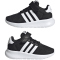 adidas Lite Racer 3.0 Hook-and-Loop Top Strap Sneaker Kinder A0QM - cblack/ftwwht/ftwwht 21
