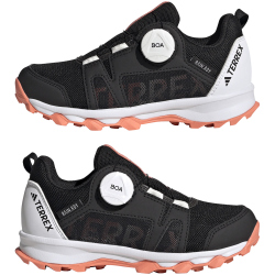 adidas TERREX Agravic BOA Regen Trailrunning-Laufschuhe Kinder A0QM - cblack/crywht/impora 32