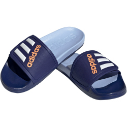 adidas TND adilette Badelatschen mit Klettverschluss und Cloudfoam Sohle AE64 - vicblu/bludaw/ftwwht 40.5