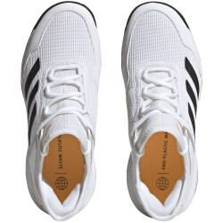 adidas Ubersonic 4 Kids Tennisschuhe Kinder 01F7 - ftwwht/cblack/sogold 32