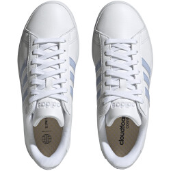 adidas Grand Court Cloudfoam Comfort Sneaker Damen 01F7 - ftwwht/bludaw/sildaw 38
