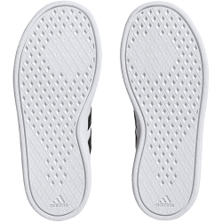 adidas Breaknet Court Elastic Lace and Top Strap Sneaker Kinder 01F7 - ftwwht/cblack/cblack 28