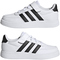 adidas Breaknet Court Elastic Lace and Top Strap Sneaker Kinder 01F7 - ftwwht/cblack/cblack 28