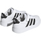 adidas Breaknet Court Elastic Lace and Top Strap Sneaker Kinder 01F7 - ftwwht/cblack/cblack 28