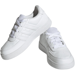 adidas Breaknet Court Lace Sneaker Kinder 01F7 - ftwwht/ftwwht/greone 28