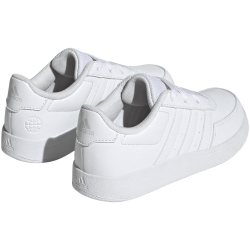 adidas Breaknet Court Lace Sneaker Kinder 01F7 - ftwwht/ftwwht/greone 32