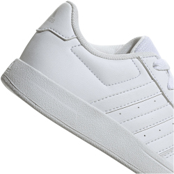 adidas Breaknet Court Lace Sneaker Kinder 01F7 - ftwwht/ftwwht/greone 32