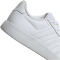 adidas Breaknet Court Lace Sneaker Kinder 01F7 - ftwwht/ftwwht/greone 32