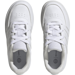 adidas Breaknet Court Lace Sneaker Kinder 01F7 - ftwwht/ftwwht/greone 35