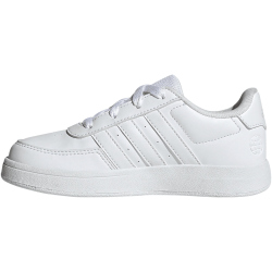 adidas Breaknet Court Lace Sneaker Kinder 01F7 - ftwwht/ftwwht/greone 35