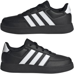 adidas Breaknet Court Lace Sneaker Kinder A0QM - cblack/ftwwht/ftwwht 28