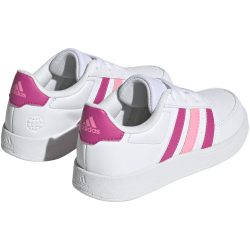 adidas Breaknet Court Lace Sneaker Kinder 01F7 - ftwwht/lucfuc/beampk 35