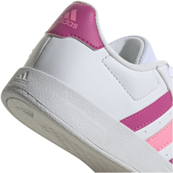 adidas Breaknet Court Lace Sneaker Kinder 01F7 - ftwwht/lucfuc/beampk 35