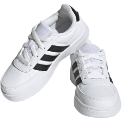 adidas Breaknet Court Lace Sneaker Kinder 01F7 - ftwwht/cblack/cblack 30