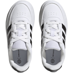 adidas Breaknet Court Lace Sneaker Kinder 01F7 - ftwwht/cblack/cblack 35