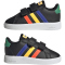 adidas Grand Court Hook and Loop Sneaker Kinder A0QM - cblack/lucblu/cougrn 20