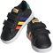 adidas Grand Court Hook and Loop Sneaker Kinder A0QM - cblack/lucblu/cougrn 20