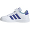 adidas Grand Court Elastic Lace and Top Strap Sneaker mit Klettverschlu&szlig; Kinder 01F7 - ftwwht/lucblu/preblu 34