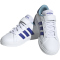 adidas Grand Court Elastic Lace and Top Strap Sneaker mit Klettverschlu&szlig; Kinder 01F7 - ftwwht/lucblu/preblu 34