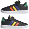 adidas Grand Court Elastic Lace and Top Strap Sneaker mit Klettverschluß Kinder HP8914 - core black/lucid blue/court green 29