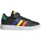 adidas Grand Court Elastic Lace and Top Strap Sneaker mit Klettverschluß Kinder HP8914 - core black/lucid blue/court green 29