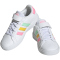 adidas Grand Court Elastic Lace and Top Strap Sneaker mit Klettverschlu&szlig; Kinder 01F7 - ftwwht/pulmin/beampk 29