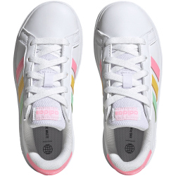 adidas Grand Court Lace-Up Sneaker Kinder 01F7 - ftwwht/pulmin/beampk 40