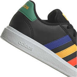adidas Grand Court Lace-Up Sneaker Kinder A0QM - cblack/lucblu/cougrn 31