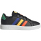 adidas Grand Court Lace-Up Sneaker Kinder A0QM - cblack/lucblu/cougrn 31