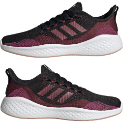 adidas Fluidflow 2.0 Laufschuhe Damen HP6752 - core black/pink strata/shadow red 36 2/3